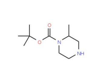 (R)-N-Boc-2-methylpiperazine (CAS 170033-47-3) - chemical structure image