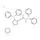 (R)-N-Methyl-N-diphenylphosphino-1-[(S)-2-diphenylphosphino)ferrocenyl]ethylamine (CAS 406680-94-2) - chemical structure imag