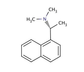 (R)-(&plus;)-N,N-Dimethyl-1-(1-naphthyl)ethylamine (CAS 119392-95-9) - chemical structure image