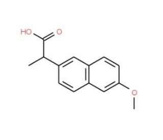 (R)-Naproxen (CAS 23979-41-1) - chemical structure image