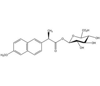 (R)-Naproxen Acyl-&beta;-D-glucuronide (CAS 112828-15-6) - chemical structure image