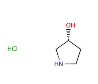 (R)-(&minus;)-3-Pyrrolidinol hydrochloride (CAS 104706-47-0) - chemical structure image