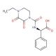(R)-(−)-α-[[(4-Ethyl-2,3-dioxo-1-piperazinyl)carbonyl]amino]benzeneacetic acid (CAS 63422-71-9) - chemical structure image