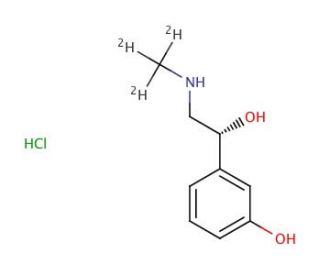 (R)-Phenylephrine-d3 Hydrochloride - chemical structure image