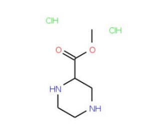 (R)-Piperazine-2-carboxylic acid methyl ester dihydrochloride (CAS 637027-25-9) - chemical structure image
