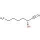 (R)-(+)-1-Octyn-3-ol (CAS 32556-70-0) - chemical structure image