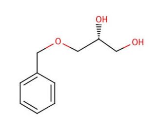 (R)-(&plus;)-3-Benzyloxy-1,2-propanediol (CAS 56552-80-8) - chemical structure image