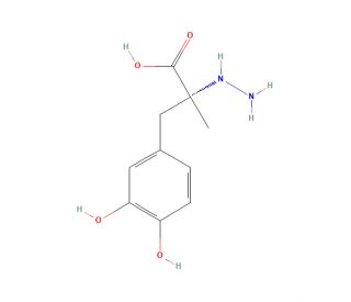 R-(&plus;)-Carbidopa (CAS 28875-92-5) - chemical structure image