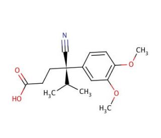 (R)-(&plus;)-Verapamilic Acid (CAS 38175-99-4) - chemical structure image