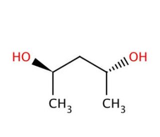 (R,R)-(&minus;)-2,4-Pentanediol (CAS 42075-32-1) - chemical structure image