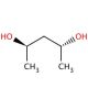 (R,R)-(−)-2,4-Pentanediol (CAS 42075-32-1) - chemical structure image