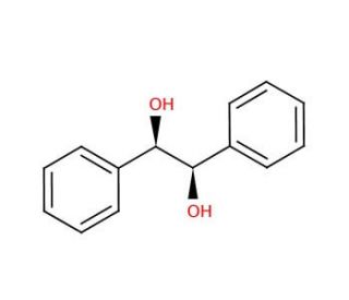 (R,R)-(&plus;)-Hydrobenzoin (CAS 52340-78-0) - chemical structure image