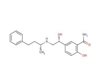 (R,R)-Labetalol Hydrochloride (CAS 75659-08-4) - chemical structure image