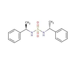 (R,R)-(&plus;)-N,N&prime;-Bis(&alpha;-methylbenzyl)sulfamide (CAS 91410-68-3) - chemical structure image
