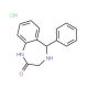 (R,S)-1,3,4,5-Tetrahydro-5-phenyl-2H-1,4-benzodiazepin-2-one hydrochloride (CAS 268209-92-3) - chemical structure image