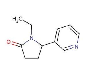(R,S)-N-Ethylnorcotinine (CAS 359435-41-9) - chemical structure image