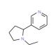 (R,S)-N-Ethylnornicotine (CAS 86900-39-2) - chemical structure image