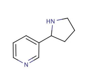 (R,S)-Nornicotine (CAS 5746-86-1) - chemical structure image