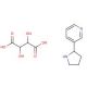 (R,S)-Nornicotine Bitartrate - chemical structure image