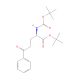 (R)-tert-Butyl 2-(tert-Butoxycarbonylamino)-5-oxo-5-phenylpentanoate (CAS 1260616-34-9) - chemical structure image