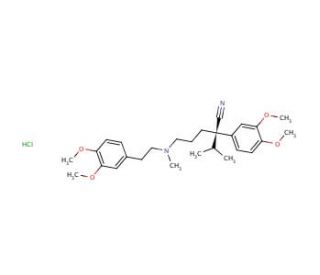 (R)-(&plus;)-Verapamil Hydrochloride (CAS 38321-02-7) - chemical structure image