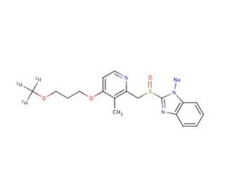 Rabeprazole-d3 Sodium Salt - chemical structure image