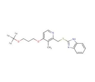 Rabeprazole-d3 Sulfide - chemical structure image