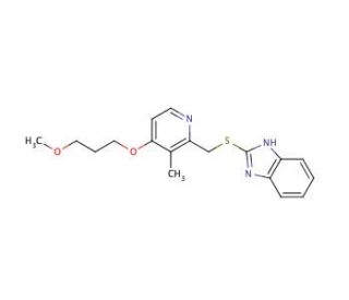 Rabeprazole Sulfide (CAS 117977-21-6) - chemical structure image