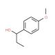 rac-1-(4′-Methoxyphenyl)propanol (CAS 5349-60-0) - chemical structure image