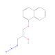 rac-1-Azido-3-(1-naphthalenyloxy)-2-propanol (CAS 87102-64-5) - chemical structure image