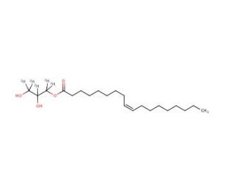 rac 1-Oleoyl Glycerol-d5 (CAS 565183-24-6) - chemical structure image