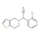 α-(2-Chlorophenyl)-6,7-dihydro-thieno[3,2-c]pyridine-5(4H)-acetonitrile (CAS 444728-11-4) - chemical structure image