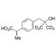 rac 2-Hydroxy Ibuprofen-d6 (CAS 1217055-71-4) - chemical structure image