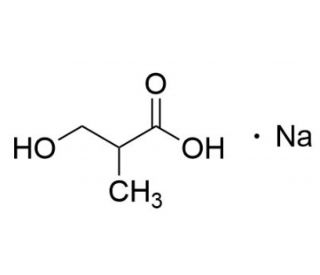 3-hydroxy-2-methylpropanoic acid (CAS 2068-83-9) - chemical structure image
