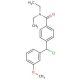 rac 4-(3′-Methoxy-α-chlorobenzyl)-N,N-diethylbenzamide (CAS 186094-10-0) - chemical structure image