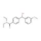 rac-4-(3′-Methoxy-α-hydroxybenzyl)-N,N-diethylbenzamide - chemical structure image
