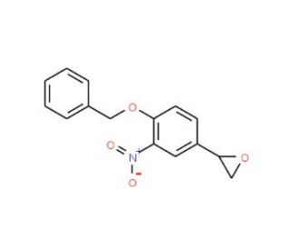 rac-4-Benzyloxy-3-nitrostyrene Oxide (CAS 51582-41-3) - chemical structure image