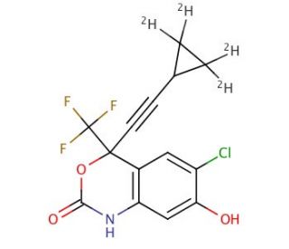rac 7-Hydroxy Efavirenz-d4 (Major) - chemical structure image
