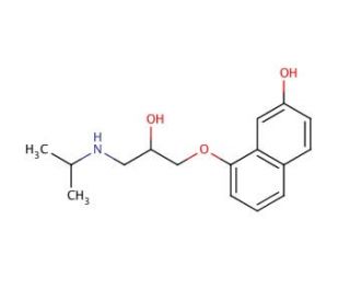 rac 7-Hydroxy Propranolol (CAS 81907-81-5) - chemical structure image