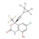 rac 8-Hydroxy Efavirenz-d4 (CAS 1246812-30-5) - chemical structure image