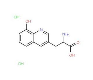 rac (8-Hydroxyquinolin-3-yl)alanine Dihydrochloride (CAS 1123191-88-7) - chemical structure image