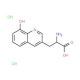 rac (8-Hydroxyquinolin-3-yl)alanine Dihydrochloride (CAS 1123191-88-7) - chemical structure image