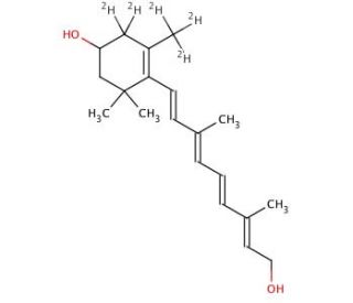 rac all-trans 3-Hydroxyretinol-d5 - chemical structure image