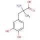 rac α-Methyl DOPA (CAS 55-40-3) - chemical structure image