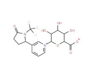 Rac-Cotinine-d3 N-&beta;-D-Glucuronide - chemical structure image