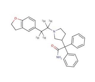 rac Darifenacin-d4 - chemical structure image