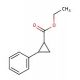 rac-ethyl (1R, 2R)-2-phenylcyclopropane-1-carboxylate (CAS 97-71-2) - chemical structure image