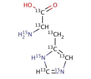 rac Histidine-13C6,15N3 - chemical structure image