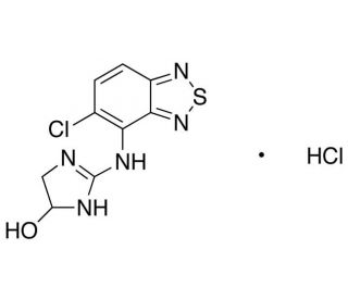 rac Hydroxy Tizanidine Hydrochloride (CAS 125292-31-1 (free base)) - chemical structure image
