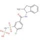 rac Indapamide-N-(sulfonamido) Sulfate Disodium Salt - chemical structure image